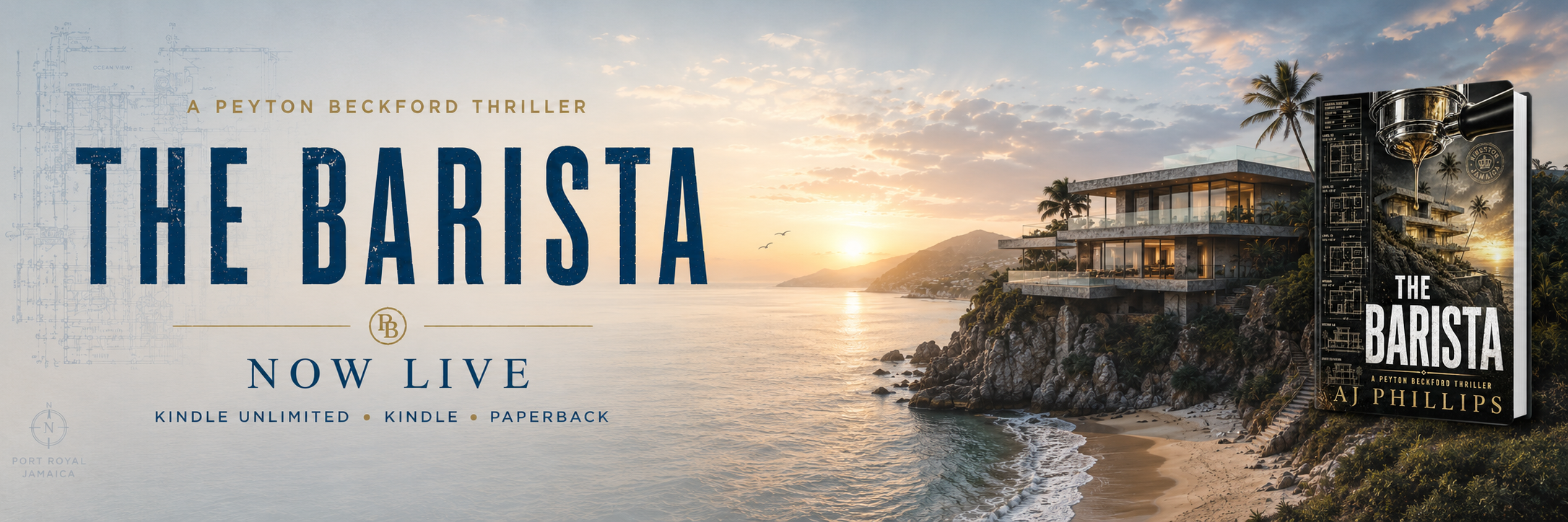 The Barista by AJ Phillips - now live in Kindle Unlimited, Kindle, and paperback